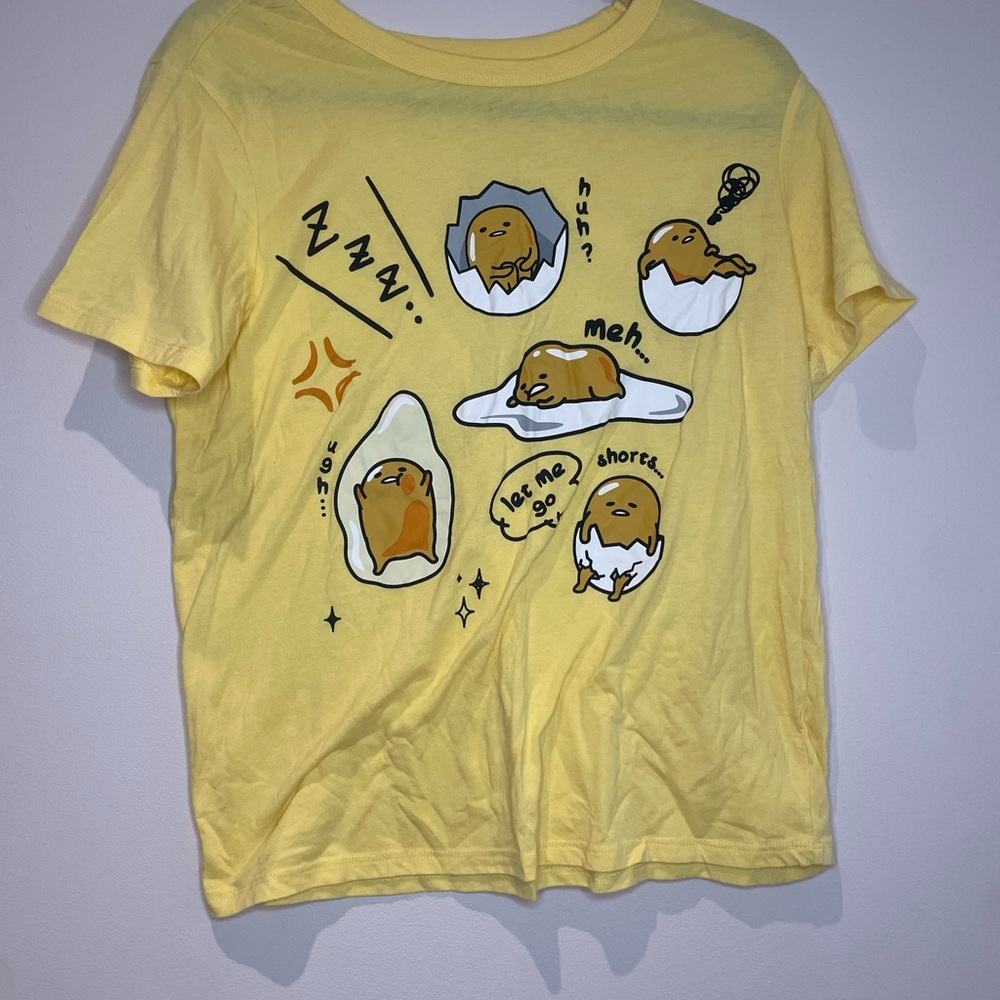 Gudetama Yellow Graphic T-Shirt